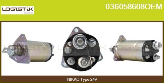 LGK 036058608OEM Solenoid switch, starter 036058608OEM: Buy near me in Poland at 2407.PL - Good price!