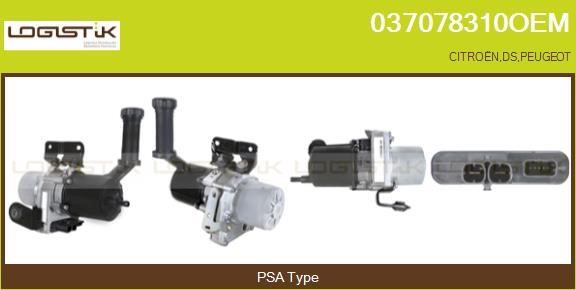 LGK 037078310OEM Hydraulic Pump, steering system 037078310OEM: Buy near me in Poland at 2407.PL - Good price!