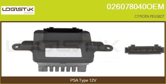 LGK 026078040OEM Resistor, interior blower 026078040OEM: Buy near me in Poland at 2407.PL - Good price!
