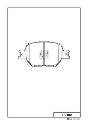 Kashiyama D2180 Scheibenbremsbeläge, Set D2180: Kaufen Sie zu einem guten Preis in Polen bei 2407.PL!