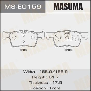 Masuma MS-E0159 Колодки гальмівні барабанні, комплект MSE0159: Приваблива ціна - Купити у Польщі на 2407.PL!