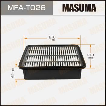 Masuma MFA-T026 Filtr powietrza MFAT026: Dobra cena w Polsce na 2407.PL - Kup Teraz!