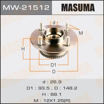 Masuma MW-21512 Radlagersatz MW21512: Kaufen Sie zu einem guten Preis in Polen bei 2407.PL!