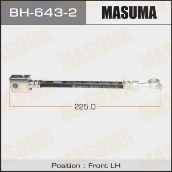 Masuma BH-643-2 Brake Hose BH6432: Buy near me in Poland at 2407.PL - Good price!