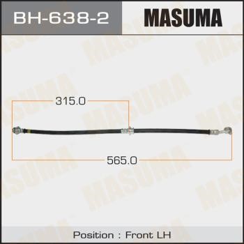 Masuma BH-638-2 Brake Hose BH6382: Buy near me in Poland at 2407.PL - Good price!