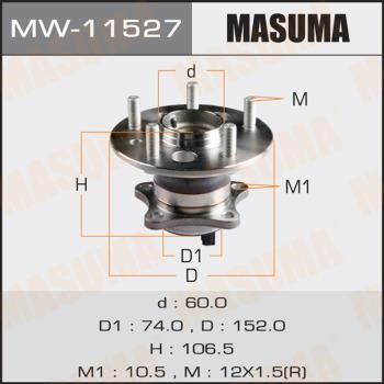 Masuma MW-11527 Wheel hub MW11527: Buy near me in Poland at 2407.PL - Good price!