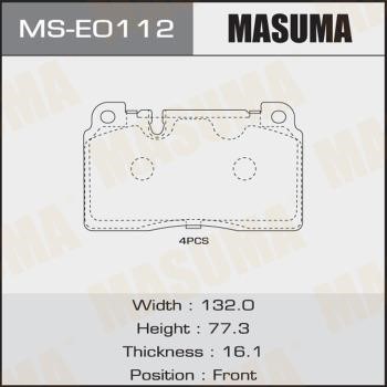 Masuma MS-E0112 Колодки гальмівні барабанні, комплект MSE0112: Приваблива ціна - Купити у Польщі на 2407.PL!