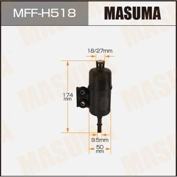 Masuma MFF-H518 Filtr paliwa MFFH518: Dobra cena w Polsce na 2407.PL - Kup Teraz!