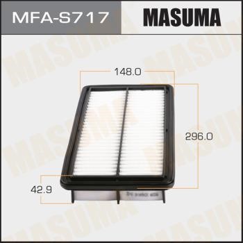 Masuma MFA-S717 Filtr powietrza MFAS717: Dobra cena w Polsce na 2407.PL - Kup Teraz!