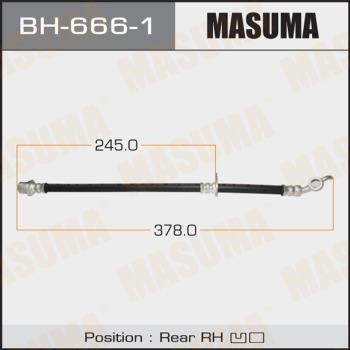 Masuma BH-666-1 Brake Hose BH6661: Buy near me in Poland at 2407.PL - Good price!