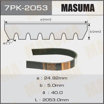 Masuma 7PK-2053 V-Ribbed Belt 7PK2053: Buy near me in Poland at 2407.PL - Good price!