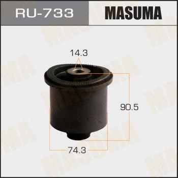 Masuma RU-733 Сайлентблок рычага подвески RU733: Отличная цена - Купить в Польше на 2407.PL!