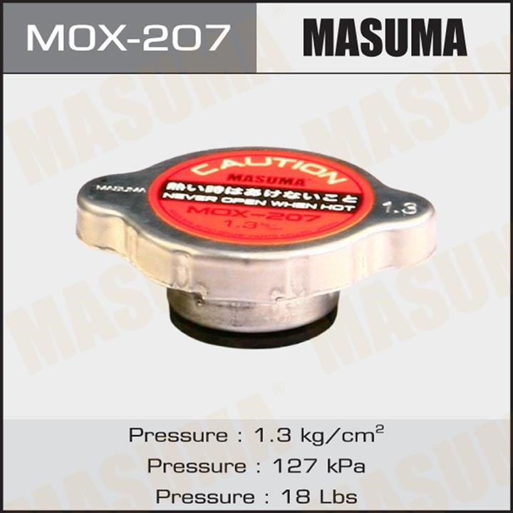 Masuma MOX-207 Cap, coolant tank MOX207: Buy near me in Poland at 2407.PL - Good price!