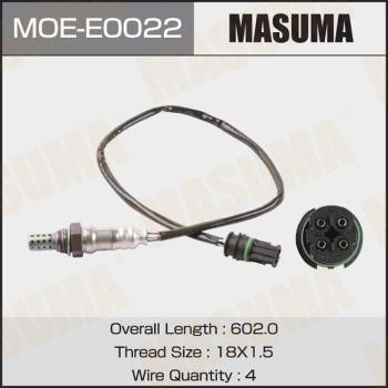 Masuma MOE-E0022 Датчик кисневий / Лямбда-зонд MOEE0022: Приваблива ціна - Купити у Польщі на 2407.PL!