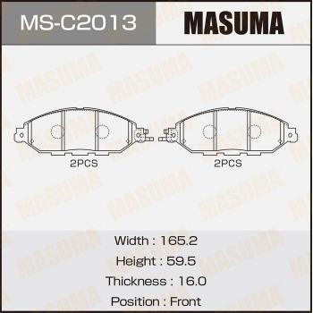Masuma MS-C2013 Bremsbackensatz MSC2013: Bestellen Sie in Polen zu einem guten Preis bei 2407.PL!