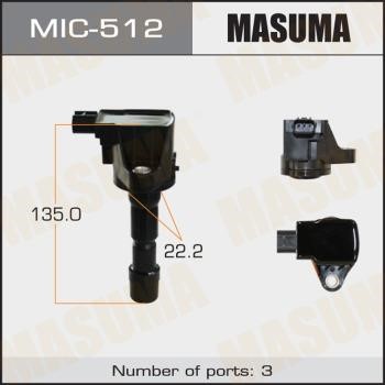 Masuma MIC-512 Ignition coil MIC512: Buy near me in Poland at 2407.PL - Good price!