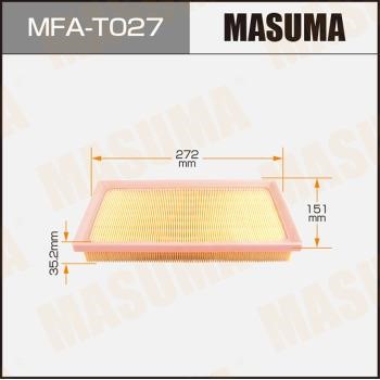 Masuma MFA-T027 Filtr powietrza MFAT027: Dobra cena w Polsce na 2407.PL - Kup Teraz!