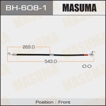 Masuma BH-608-1 Тормозной шланг BH6081: Отличная цена - Купить в Польше на 2407.PL!