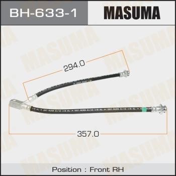 Masuma BH-633-1 Тормозной шланг BH6331: Отличная цена - Купить в Польше на 2407.PL!