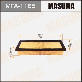 Masuma MFA-1165 Filtr powietrza MFA1165: Dobra cena w Polsce na 2407.PL - Kup Teraz!