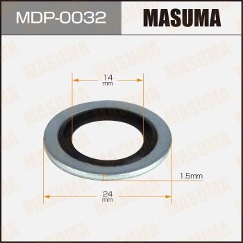 Masuma MDP-0032 Кольцо уплотнительное пробки маслосливной MDP0032: Отличная цена - Купить в Польше на 2407.PL!