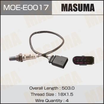 Masuma MOE-E0017 Датчик кисневий / Лямбда-зонд MOEE0017: Приваблива ціна - Купити у Польщі на 2407.PL!