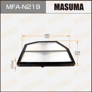 Masuma MFA-N219 Повітряний фільтр MFAN219: Приваблива ціна - Купити у Польщі на 2407.PL!