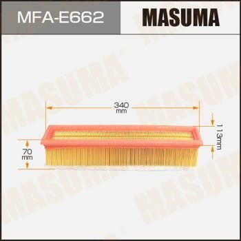 Masuma MFA-E662 Filtr powietrza MFAE662: Dobra cena w Polsce na 2407.PL - Kup Teraz!