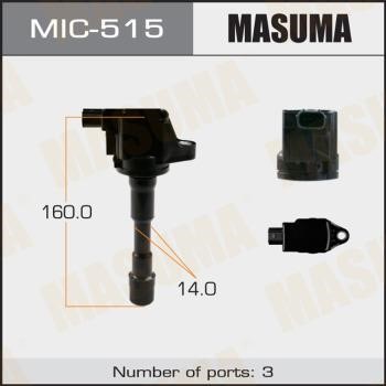 Masuma MIC-515 Ignition coil MIC515: Buy near me in Poland at 2407.PL - Good price!