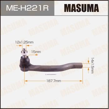 Masuma ME-H221R Tie rod end right MEH221R: Buy near me in Poland at 2407.PL - Good price!