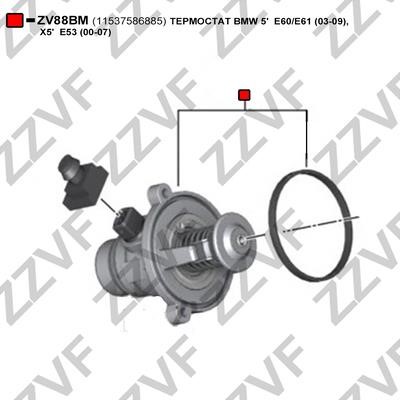 Termostat, środek chłodzący ZZVF ZV88BM