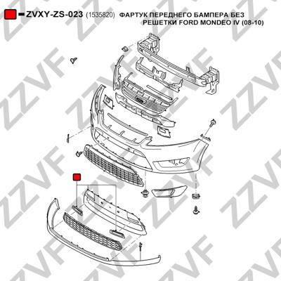 Zacisk sprezynowy ZZVF ZVXY-ZS-023