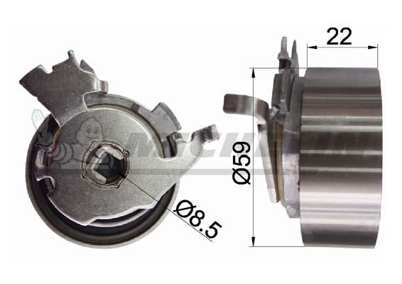 Michelin Engine Parts SMAMP03368 Tensioner pulley, timing belt SMAMP03368: Buy near me in Poland at 2407.PL - Good price!