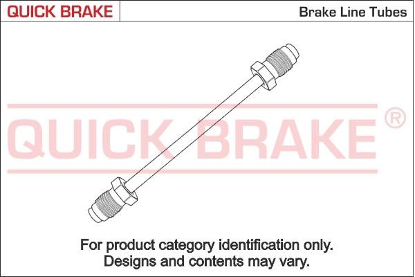 Quick brake CU-1665L-L Brake line CU1665LL: Buy near me at 2407.PL in Poland at an Affordable price!