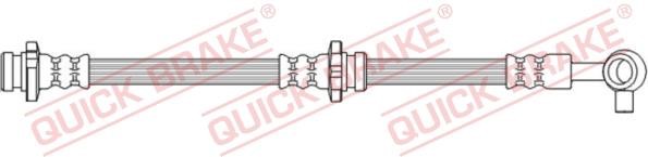 Quick brake 50.743 Тормозной шланг 50743: Отличная цена - Купить в Польше на 2407.PL!