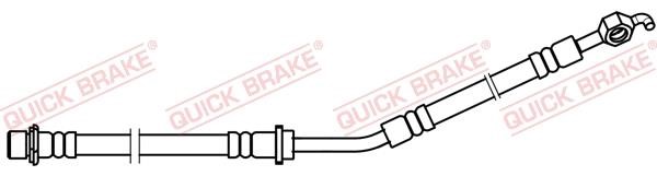 Quick brake 58.870 Тормозной шланг 58870: Отличная цена - Купить в Польше на 2407.PL!