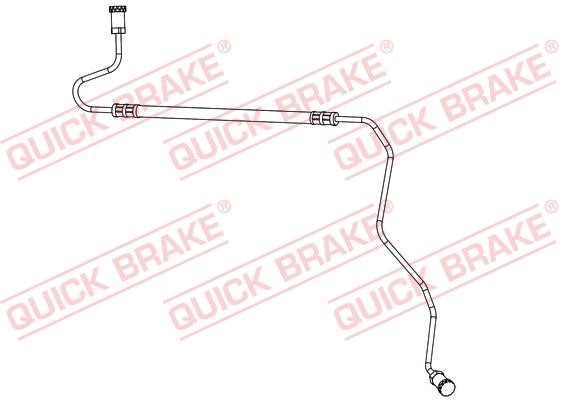 Quick brake 96.017 Тормозной шланг 96017: Отличная цена - Купить в Польше на 2407.PL!