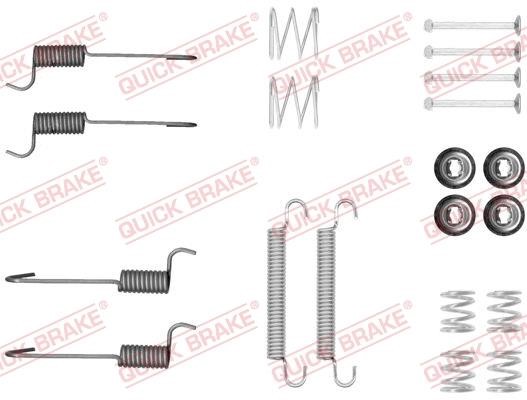 Quick brake 105-0046 Repair kit for parking brake pads 1050046: Buy near me in Poland at 2407.PL - Good price!