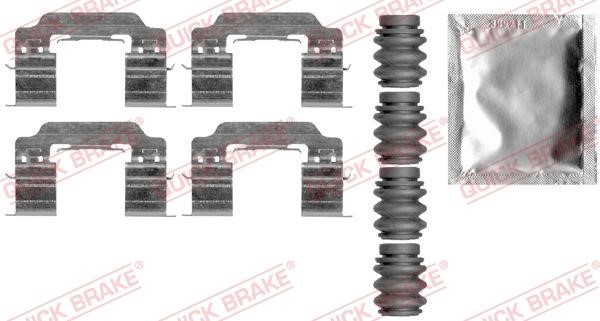 Quick brake 109-0007 Montagesatz für Bremsbacken 1090007: Bestellen Sie in Polen zu einem guten Preis bei 2407.PL!