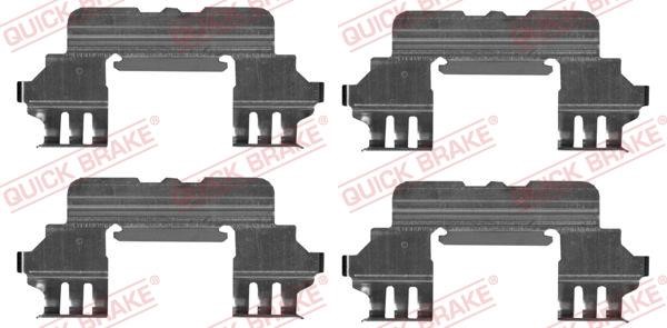 Quick brake 109-1860 Mounting kit brake pads 1091860: Buy near me in Poland at 2407.PL - Good price!