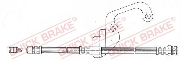 Quick brake 59.922 Гальмівний шланг 59922: Приваблива ціна - Купити у Польщі на 2407.PL!