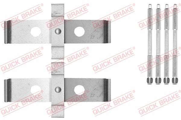 Quick brake 109-1876 Mounting kit brake pads 1091876: Buy near me in Poland at 2407.PL - Good price!