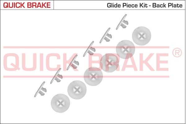 Quick brake 6858K Mounting kit brake pads 6858K: Buy near me in Poland at 2407.PL - Good price!
