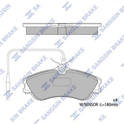 Sangsin SP1743A Scheibenbremsbeläge vorne eingestellt SP1743A: Kaufen Sie zu einem guten Preis in Polen bei 2407.PL!