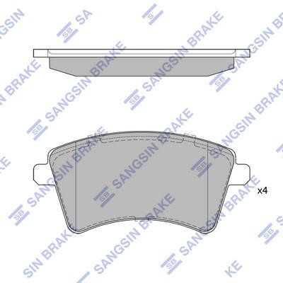 Sangsin SP4059 Scheibenbremsbeläge vorne eingestellt SP4059: Kaufen Sie zu einem guten Preis in Polen bei 2407.PL!