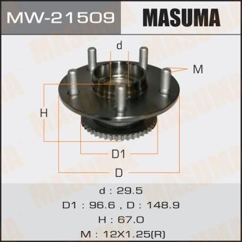 Masuma MW-21509 Radnabe hinten MW21509: Kaufen Sie zu einem guten Preis in Polen bei 2407.PL!