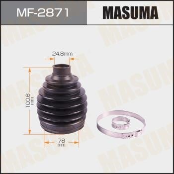 Masuma MF-2871 Bellow set, drive shaft MF2871: Buy near me at 2407.PL in Poland at an Affordable price!