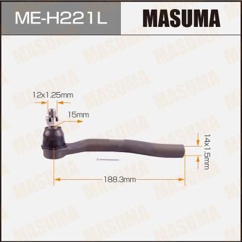Masuma ME-H221L Tie rod end left MEH221L: Buy near me in Poland at 2407.PL - Good price!