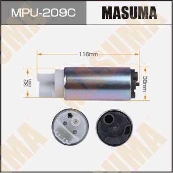 Masuma MPU-209C Насос топливный MPU209C: Отличная цена - Купить в Польше на 2407.PL!