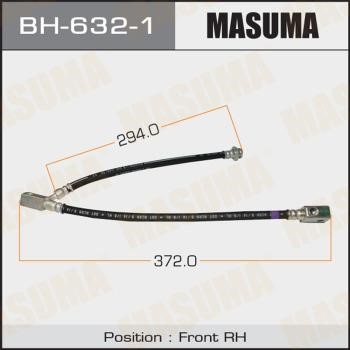 Masuma BH-632-1 Тормозной шланг BH6321: Отличная цена - Купить в Польше на 2407.PL!